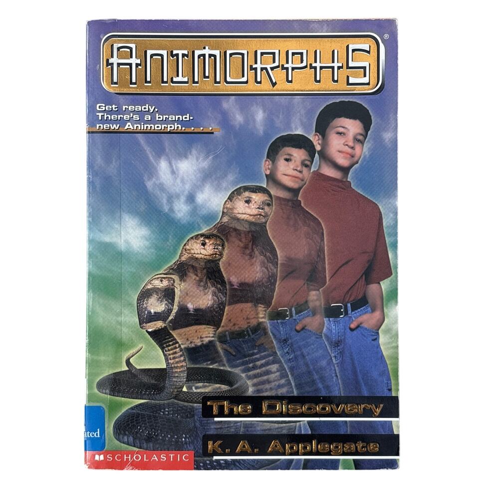 Animorphs #20, the discovery by KA Applegate scholastic children’s book 1998
